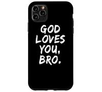 Dieu t'aime, frère, Foi chrétienne, Foi, église Religieuse Coque pour iPhone 11 Pro Max