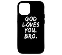 Dieu t'aime, frère, Foi chrétienne, Foi, église Religieuse Coque pour iPhone 12/12 Pro