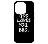 Dieu t'aime, frère, Foi chrétienne, Foi, église Religieuse Coque pour iPhone 14 Pro