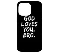 Dieu t'aime, frère, Foi chrétienne, Foi, église Religieuse Coque pour iPhone 14 Pro Max