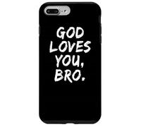 Dieu t'aime, frère, Foi chrétienne, Foi, église Religieuse Coque pour iPhone 7 Plus/8 Plus