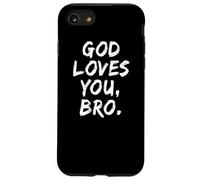 Dieu t'aime, frère, Foi chrétienne, Foi, église Religieuse Coque pour iPhone SE (2020) / 7/8