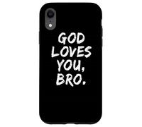 Dieu t'aime, frère, Foi chrétienne, Foi, église Religieuse Coque pour iPhone XR