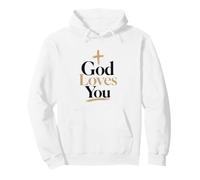 Dieu t'aime Sweat à Capuche