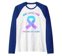 Dieu t'aime, tu n'es Pas Seul, Jésus survis à tes pensées suicidaires Manche Raglan
