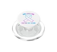 Dieu t'aime, tu n'es Pas Seul, Jésus survis à tes pensées suicidaires PopSockets PopGrip pour MagSafe