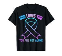 Dieu t'aime, tu n'es Pas Seul, Jésus survis à tes pensées suicidaires T-Shirt