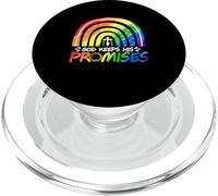 Dieu Tient sa promesse Bible chrétienne Arc-en-Ciel Noé PopSockets PopGrip pour MagSafe