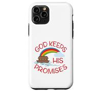 Dieu Tient Ses promesses Mignons Religieux Noahs Arche Coque pour iPhone 11 Pro