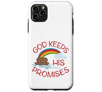 Dieu Tient Ses promesses Mignons Religieux Noahs Arche Coque pour iPhone 11 Pro Max