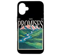 Dieu Tient Ses promesses, Verset biblique chrétien de Jésus Coque pour iPhone 16 Plus