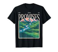 Dieu Tient Ses promesses, Verset biblique chrétien de Jésus T-Shirt Graphique avec Valeur
