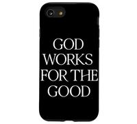 Dieu Travaille pour Le Bon chrétien Jésus Faith Écriture Coque pour iPhone SE (2020) / 7/8