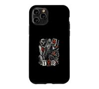 Dieu Viking TYR Battle Warrior Wolves Runes Coque pour iPhone 11 Pro