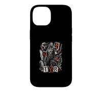 Dieu Viking TYR Battle Warrior Wolves Runes Coque pour iPhone 14