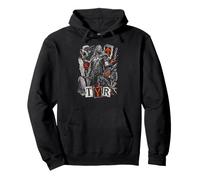 Dieu Viking TYR Battle Warrior Wolves Runes Sweat à Capuche