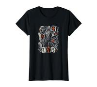 Dieu Viking TYR Battle Warrior Wolves Runes T-Shirt Graphique avec Valeur
