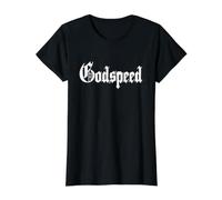 Dieu Vitesse Bonne Chance Succès Prospérité Conception de T-Shirt Graphique avec Valeur, Femme, Noir, XL