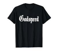 Dieu Vitesse Bonne Chance Succès Prospérité Conception de T-Shirt Graphique avec Valeur, Homme, Noir, M
