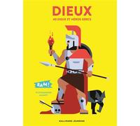 Dieux 40 dieux et héros grecs - Sylvie Baussier - Gallimard jeunesse - cartonné - Document jeunesse dès 9 ans