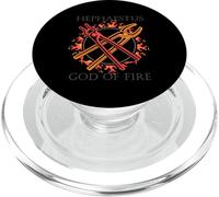 Dieux d'Olymp ou Héphaïstos Dieu du feu ou Dieu Grec Ancien PopSockets PopGrip pour MagSafe