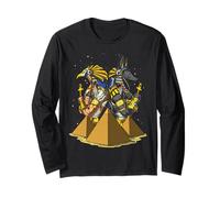 Dieux égyptiens Anubis Horus Ra Pyramides égyptiennes Ankh Manche Longue