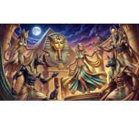 Dieux et Pharaons Égyptiens Puzzle 1000 Pièces Adultes Et Enfants,Jeu Éducatif,Dès 14 Ans, Casse-tête,Déco Murale,Premium,Carton,Anti-Stress,Détente,Défi 52x38cm