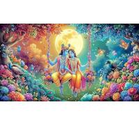 Dieux Indiens 1000 pièces Papier recyclé Puzzle Jeu Jeu Familial Amusant & Stimulant pour Adultes Décoration Murale et Cadeaux 70x50cm/1000pcs