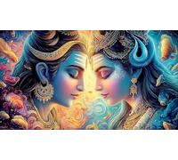 Dieux Indiens 1000 pièces Puzzle pour Adultes Jeu de Puzzle Cadeau Amusant & Activité Maison Extremement Difficile pour Adultes 38x52cm/1000pcs