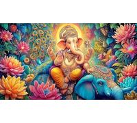 Dieux Indiens Puzzle pour Adultes et Enfants 1000 pièces Jeu Stimulant Cadeau Amusant & Activité Maison pour décoration Murale et Cadeaux 38x26cm/1000pcs