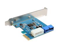 DIEWU carte d'extension PCI-E externe à interne 19 broches, connecteur d'alimentation IDE 4 broches, puce NEC720200 de haute qualité Nipseyteko