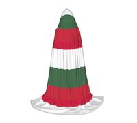 DIEzig Cape à capuche avec drapeau de la Hongrie pour adolescents gothique fantaisie médiévale Cosplay longue cape