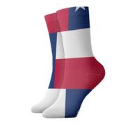 DIEzig Flag Of Texascasual Comfort Crew Chaussettes légères et respirantes pour activités de plein air