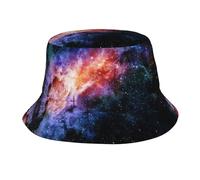 DIEzig Galaxy in the Universe Bob Cap imprimé pour femmes hommes, chapeaux de pêche tendance pour la famille ou les amis, noir