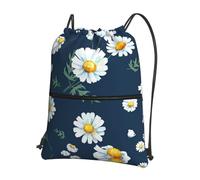 DIEzig Sac à dos à bandoulière réglable, sac pliable avec cordon de serrage avec fermeture éclair pour w nd aventure
