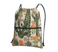 DIEzig Sac à dos à bandoulière réglable, sac pliable avec cordon de serrage avec fermeture éclair pour w nd aventure