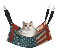 DIEzig Statue de la Liberté avec hamac américain de taille moyenne à suspendre pour chaton, furet, chiot ou petit animal de compagnie