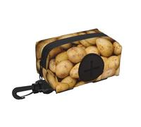 DIEzig Support de sac à déjections canines Holloween pour pommes de terre de jardin, support et distributeur de déjections canines, fournitures de promenade pour animaux de compagnie, Noir , Taille