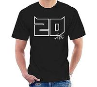 dif Fabio QUARTARARO T-shirt Logo Racing Numéro France Quartararo Petronas Fabio Noir Couleur17, Noir , L