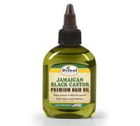 Difeel 99% d'huile naturelle pour cheveux Premium - Huile de ricin noire jamaïcaine 75 ml