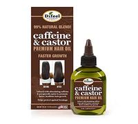 Difeel Huile capillaire premium à la caféine et au ricin pour une croissance plus rapide des cheveux 75 ml