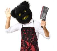 Difertes Deguisement Halloween Homme, Masque Halloween, Masque Halloween, Costume Lapin Horreur, Déguisement Ours Qui Fait Peur