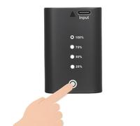 DIFESURO Batterie pour appareil photo LP-E6P, 2600 mAh, 6 A, R5 Mark II, avec port de charge de type C, option de remplacement LP-E6P LP-E6NH LP-E6N, compatible avec Canon R5/R5C/R6/R7/R/90D/80D/70D