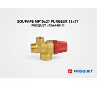 DIFF 40035 pour Frisquet : F3AA40111 Soupape MF15x21 purgeur 12x17