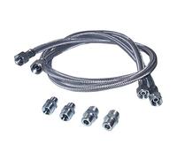 DIFF - Flexible fioul droit 1000mm avec 4 raccords (X 2) - DIFF