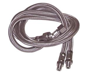 DIFF - Flexible fioul M1/4" x F3/8" droit GIANOLA (X 2) - DIFF