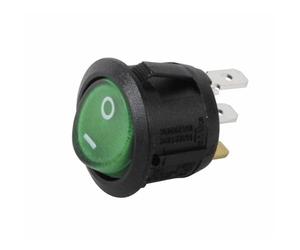 DIFF - Interrupteur unipolaire Ø23 lumineux vert - DIFF pour Bosch : 87168249040