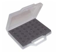 Mallette pour 30 gicleurs - MALETTE TRANSPARENTE POUR GICLEURS (Pour 30 gicleurs) DIFF Transparent