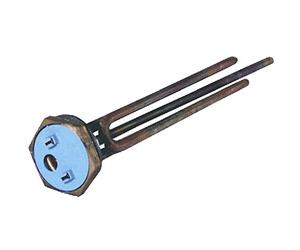 DIFF - Résistance blindée à bride filetée Ø1"1/4, pliée 1 fois 2000W MONO L220/250mm - DIFF