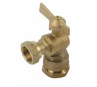 DIFF - Robinet d'arret compteur équerre PE25 - DIFF